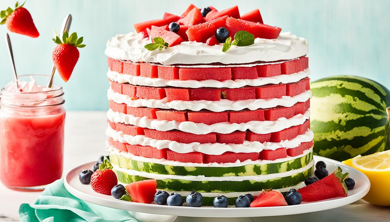 watermelon cake