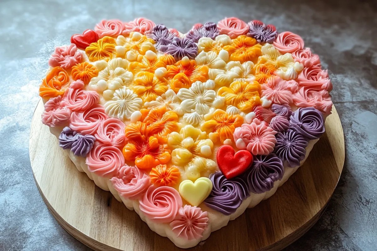 Decorating Ideas for Heart Shaped Cakes