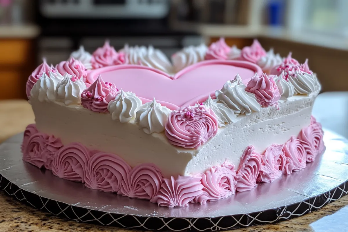 Heart Birthday Cake