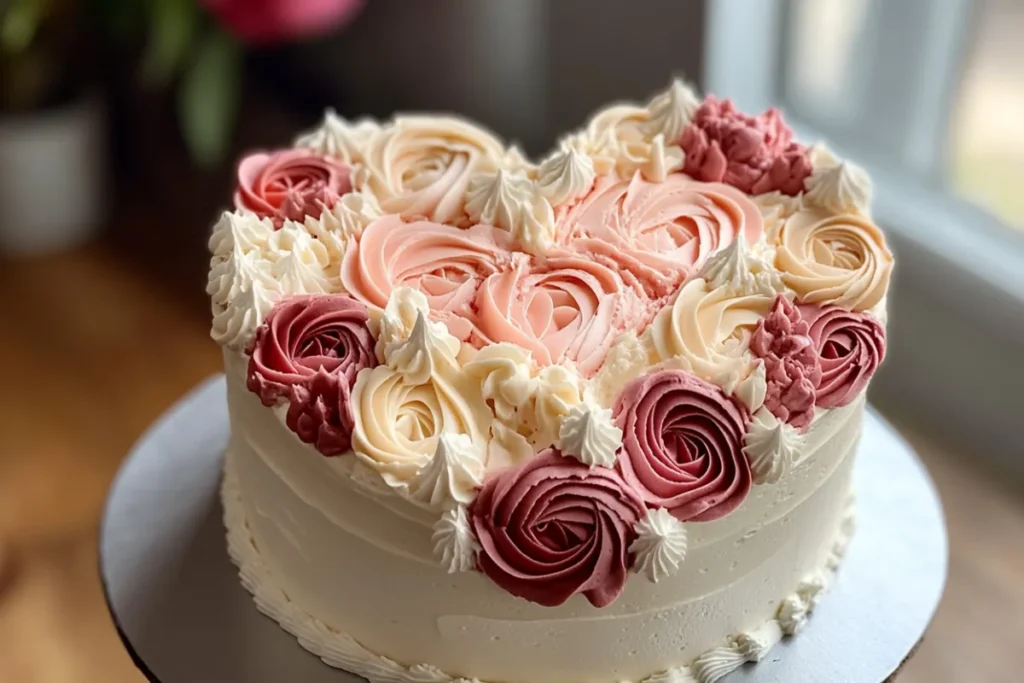 What is a vintage heart cake?