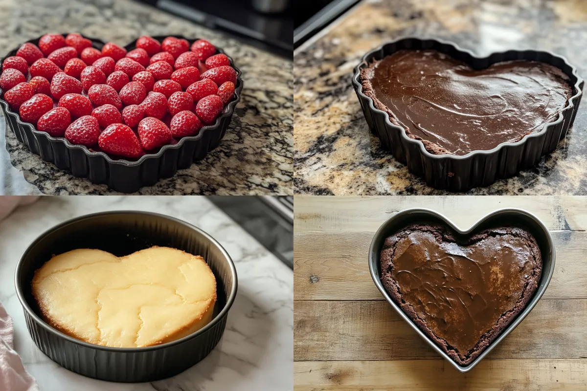 How to make a heart-shaped cake tin?