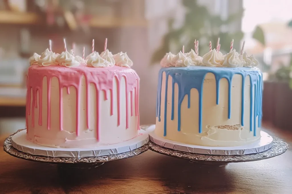 Gender Reveal Cake