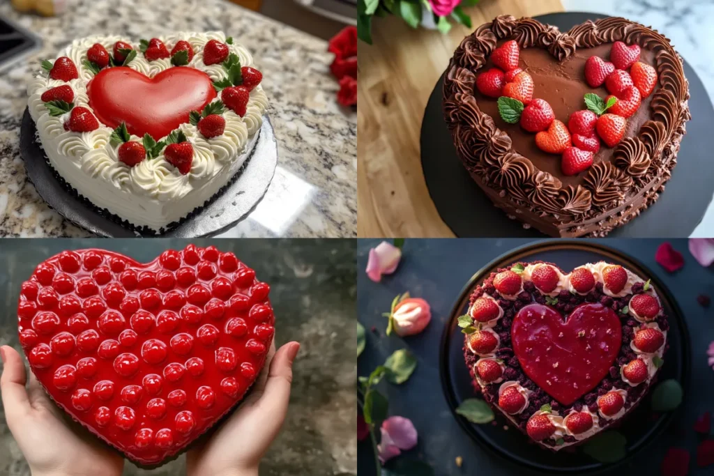 How to heart shaped cake?