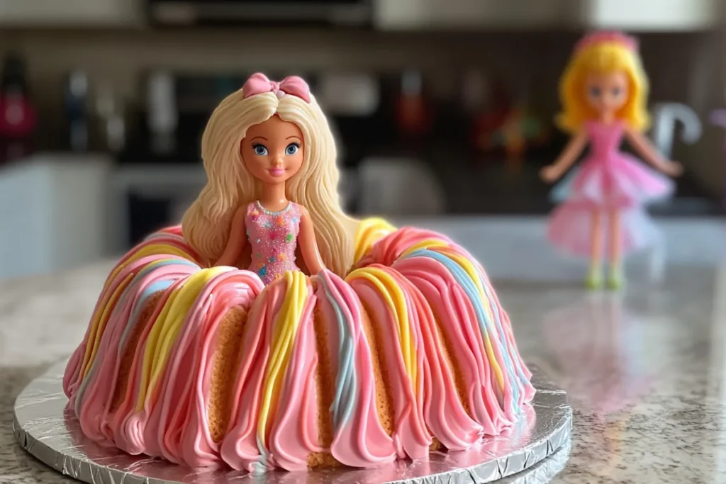 Can you use a bundt pan for a Barbie cake?