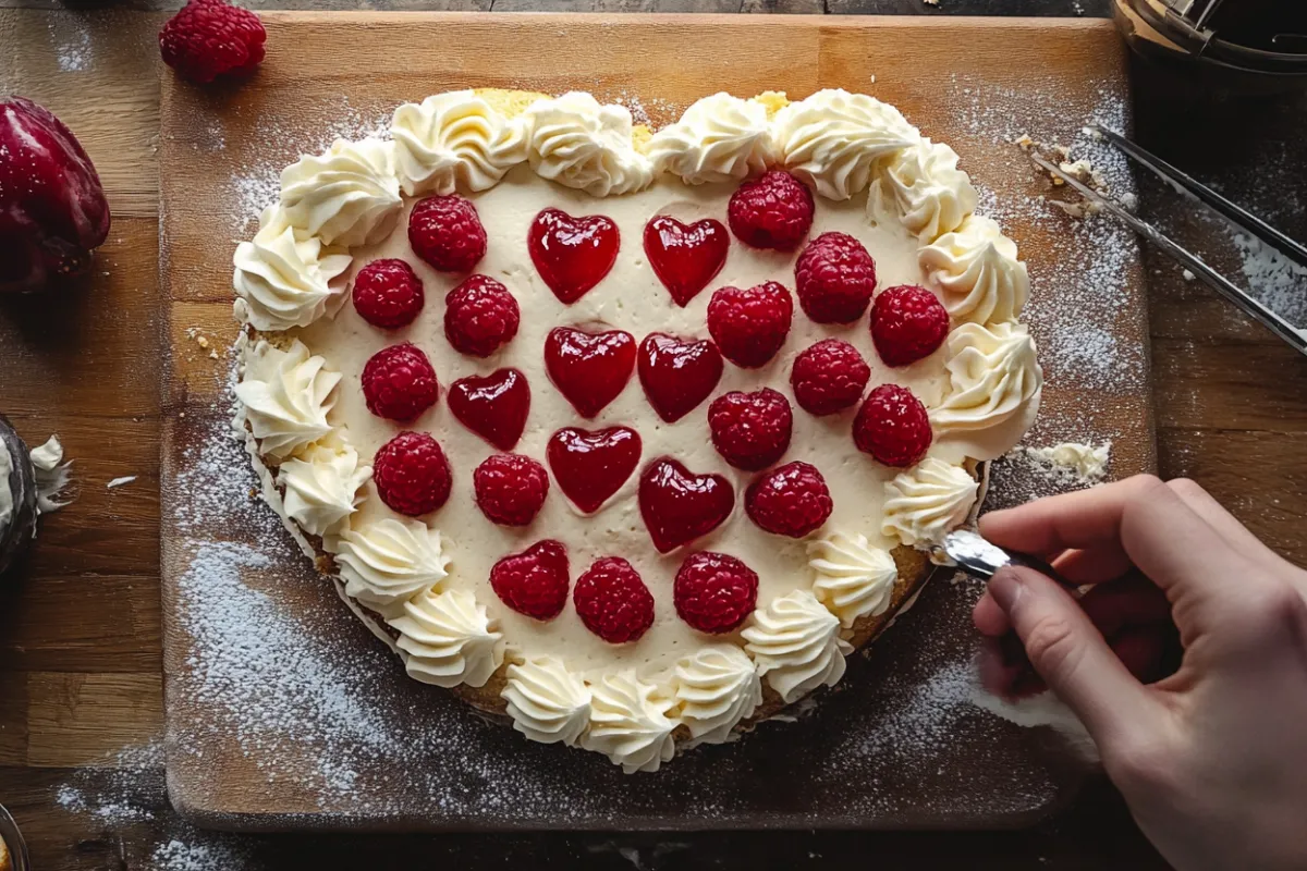 Decorating Your Heart Shaped Cake