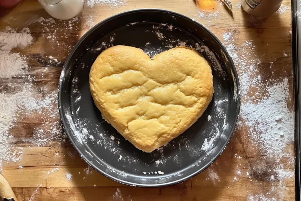 How much batter do I need for a heart-shaped pan?